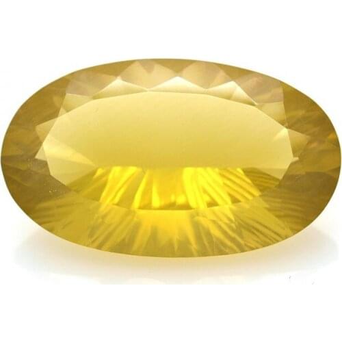68.70ct Citrine Oval Concave