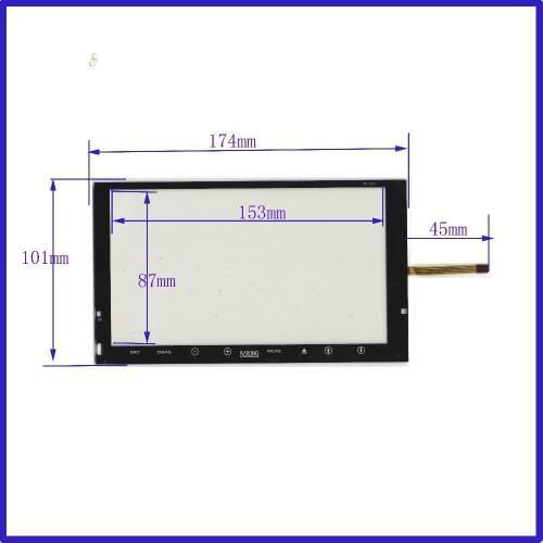 ZhiYuSun 7inch Touch Screen 174mm*101mm 4wires resistive screen for BERLING TS-9291 069086 TOUCH SCREEN