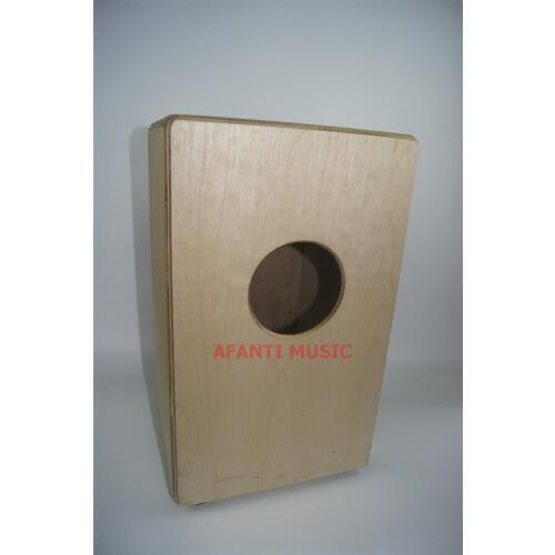 Afanti Music Catalpa wood / Birch Wood / Natural Cajon Drum (KHG-137)