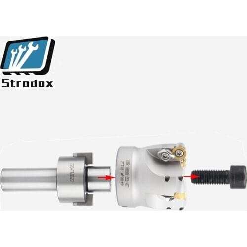 C20-FMB22 27 32 flat end milling cutter holder for ordinary turret milling machine Hardened steel is strong, durable CNC turning