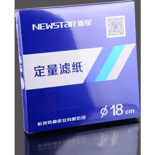 100 Pieces 180mm,18cm Quantitative filter paper Slow,Medium,Fast Speed Grad