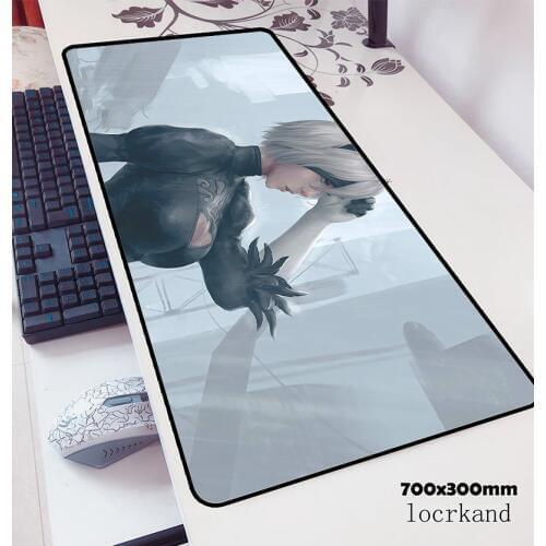 NieR Automata mouse pad 700x300x3mm pad mouse notbook computer padmouse best gaming mousepad gamer to keyboard mouse mats