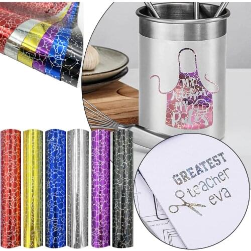 Adhesive Vinyl Holographic Rainbow Leopard Permanent Craft Vinyl For Silhouette Cameo Decal Signs Stickers Diy Garment Film L3