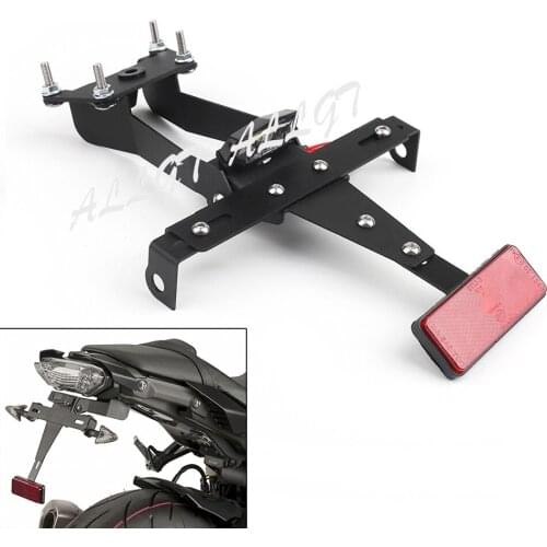 Fender Bracket License Plate Holder LED Light For Yamaha MT-10 MT 10 2016-2017