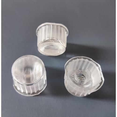 LSF-24 High quality Waterproof Led Lens, 30, 45, 60, 90, 120 degree, Lens diameter: 24mm, Height: 14mm, Small Stripe surface