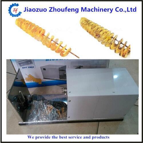 Electric stainless steel potato spiral cutting machine twist potato cutter potato spiral slicer potato machine ZF