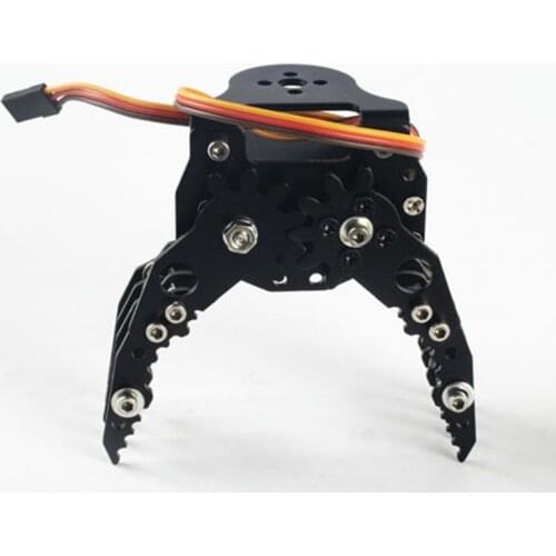 FlyRoun G6 Mechanical Arm Claw Hand Gripper Servo Hand Grip Compatible with MG996 Gimbal Grabbing DIY Handling for Drone