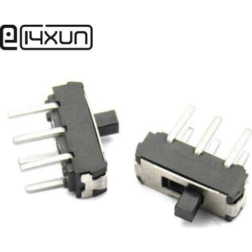 EClyxun 10pcs MSS22D18 MINI Miniature DIP Slide Switch 2P2T 6Pin for DIY Toggle Switchs Electronic Accessories