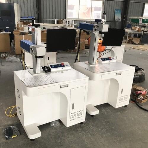 Mini Fiber Laser Marking Machine 50W Laser Source Engraver Machine Graver Cutter Metal Stainless Steel 110mm 200mm 300mm