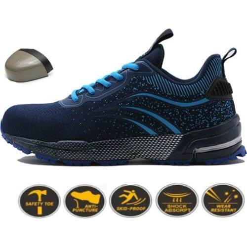 Fashion Light Sneakers Men Safety Shoes Non-slip Insulated Power Work Shoes Luxury Designer Indestructible Protective Boots