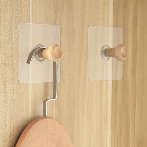 New 1PCS Wall Hooks Bathroom Accessories Hanger Rack Keys Coat Clothes Hook Home Decor Storage Hook Kitchen Sundries Hanger