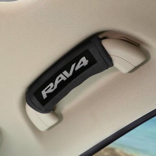 New Car Accessories Auto Interior Roof Handrail Protector Cover for Toyota RAV4 Car styling