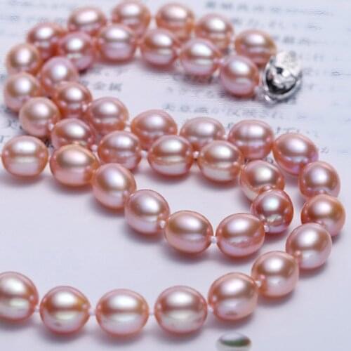 Sinya Classical freshwater pearls strand necklace choker for Mum girl women 45- 55cm for optional colorful pearls optional