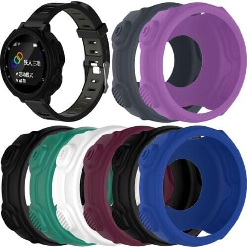 Silicone Skin Protective Case Cover for garmin forerunner235 735XT Sports Watch