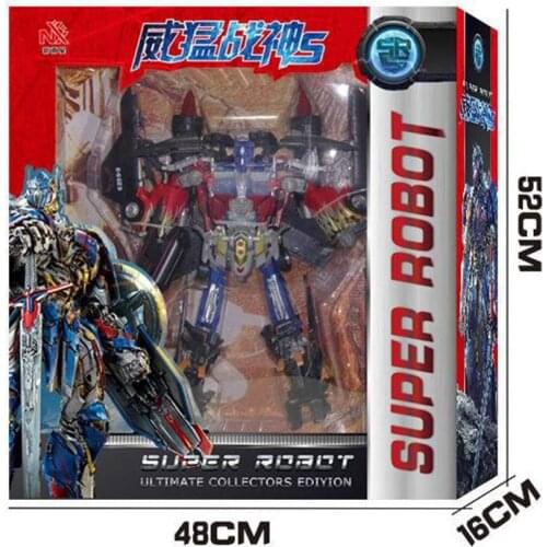 Super Big Transformation Robot Deformation Car Model Action Figure Collections Mighty God of War Autobots Boys Birthday Gifts