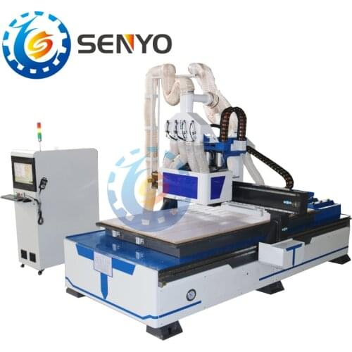 High configuration 3d wood cutting cnc machine multi spindle drill head 1325 wood cnc router price/Router cnc 3d