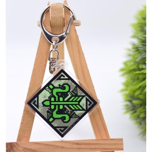 WL0905 Chibi Keychain Acrylic Cartoon Keyring Accessories