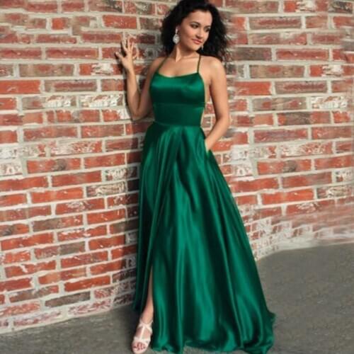 Green evening Dresse Formal vestido noiva sereia prom party robe de soiree gown luxury frock فساتين السهرة فساتين السهرة