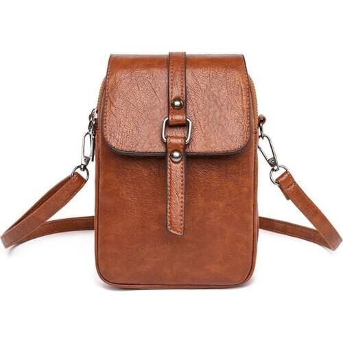 Women Crossbody Bags Mini PU Leather Luxury Shoulder Messenger Bag for Girls Bolsas Ladies Phone Purse