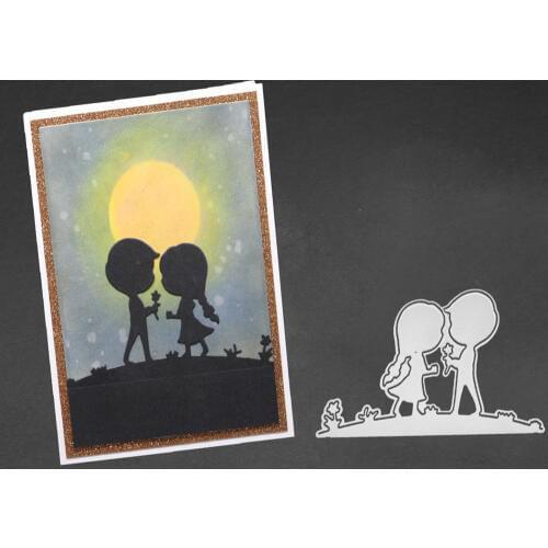 ZhuoAng Childrens design metal cutting mold scrapbook album embossed relief DIY paper card making decorative mold crafts