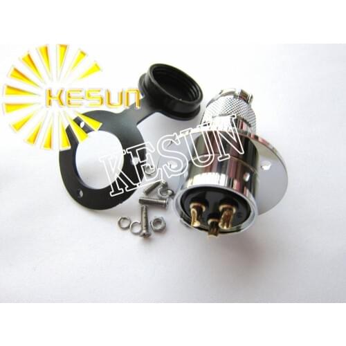 10pair GX25-3 GX25 3Pin With Flange Male & Female 25mm Wire Panel Connector M25 circular connector Socket Plug