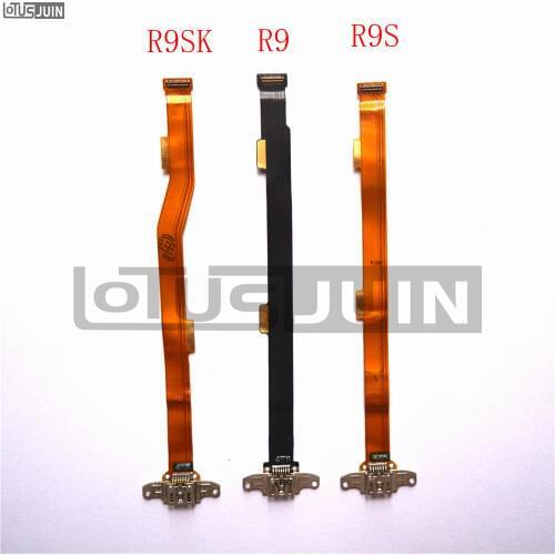 10pcs For OPPO R9 R9S R9SK USB Charger Charging Port Dock Connector Flex Cable with Microphone Module Board