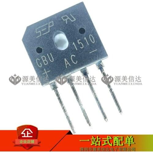 100% New&original GBU1510 15A 1000V DIP-4