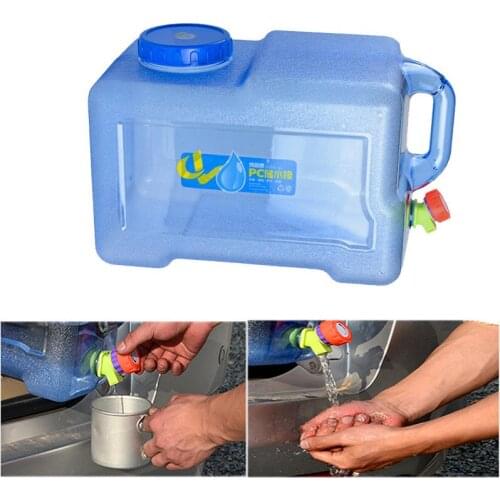 12L 18L 22L Outdoor Portable PC Water Bucket Car Road Trip Self-driving Tour Equipment