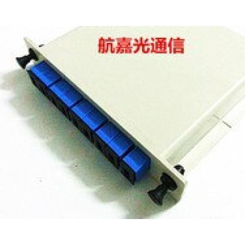 1x8 Box Cassette Card Inserting Type 1:8 8Ports Fiber Optical PLC Splitter SC/PC
