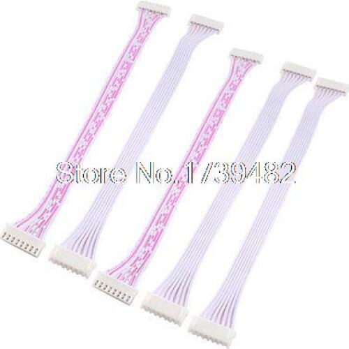 5 Pcs 2.54mm 8Pin 7S Lipo Balance JST-XH Plug Extension Lead 20cm