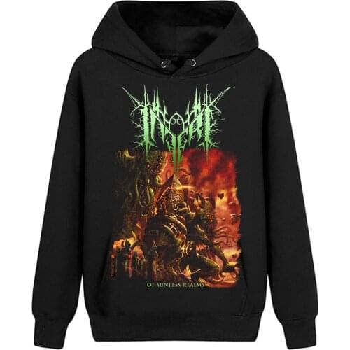 5 Designs Inferi Rock Band Pollover Sweatshirt Rocker Soft Warm Heavy Metal Hoodies Sudadera Punk Fleece Demon