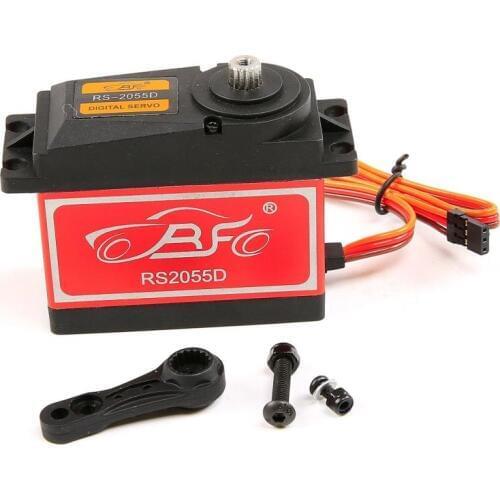 55KG metal gear steering gear 15T / 17T servo motor CNC metal servo arm For 1/5 hpi rovan km baja 5b 5t 5sc losi 5ive-T part