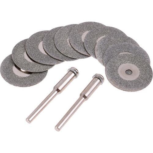 10Pcs Diamond Cutting Wheel Saw Blades Cut Off Discs For Rotary Power Tool