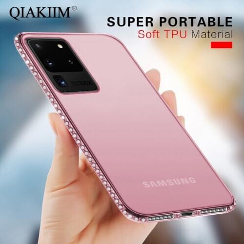 Bling Diamond Case For iPhone 12 Mini 11 Pro Max XS XR X 8 7 6 6S Plus SE 2020 Crystal Transparent Soft TPU Phone Cover Cases