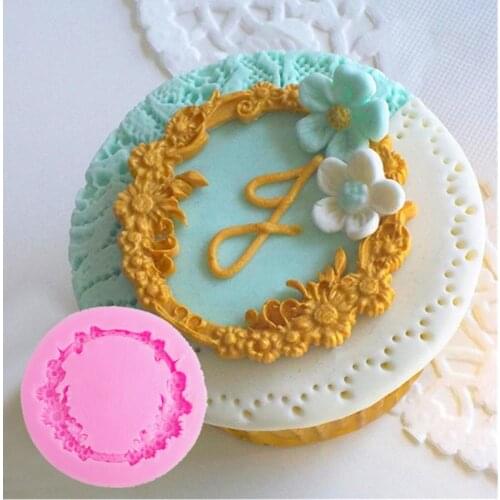 DIY Lace Silicone Cake Mold Flower Fondant Mold Cupcake Jelly Candy Chocolate Cake Decoration Baking Tools Molds Resin Mold M037
