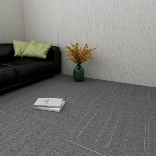 Environmental Free Splicing Office Square Carpet Floor Mat for Factory Meeting Room Office Room Stitching Modern Fashion Style