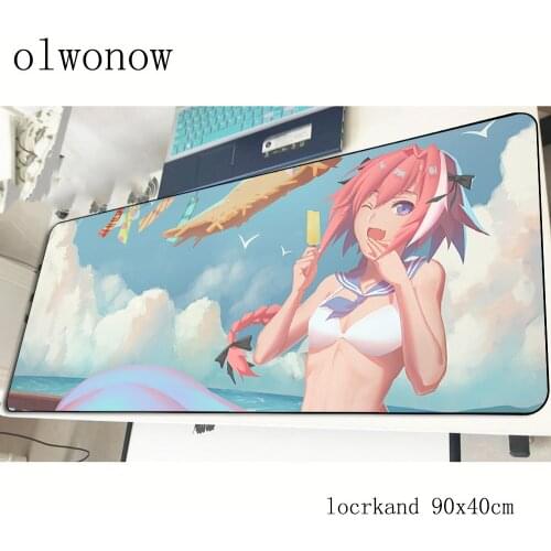 Fate Apocrypha mousepad 90x40cm New arrival gaming mouse pad gamer mat thick game computer desk padmouse keyboard play mats