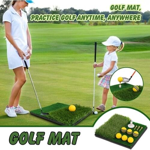 Golf Two-color Mini Mats Swing Mats Cutting Practice Mats Swing Trainer Mats XR-Hot