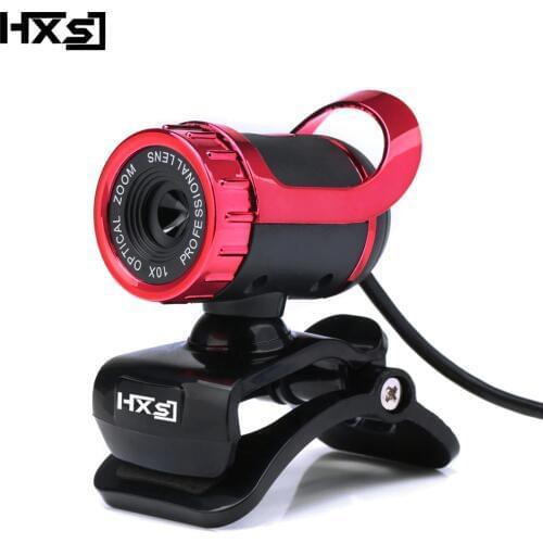 HXSJ HD Pixels High Definition Webcamera CMOS Rotatable Webcams USB Web Camera With Microphone Mic for Computer PC Laptop