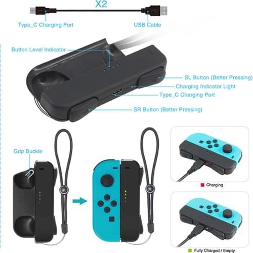 Mini Charging Grip for Nintend Switch Joy-con Gamepad Controller Joy Con Charger for Nintend Switch Dock Station