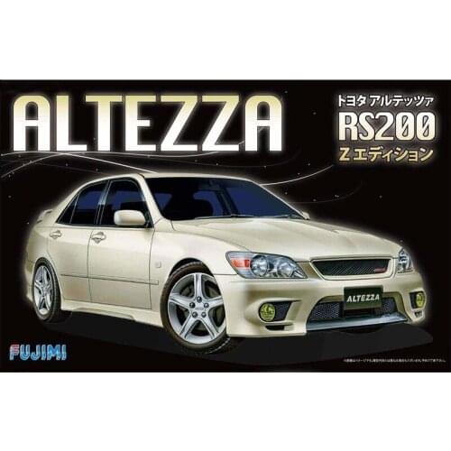 1/24 Fujimi Plastic Assembled Car Model Toy Toyota Altezza RS200 Z Edition Static Model DIY Assembled Model Kit #03950