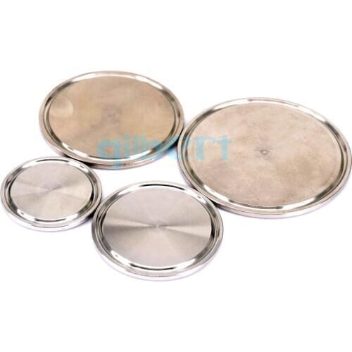 Ferrule O/D 25mm 50.5mm 64mm 77.5mm 91mm304 Stainless Steel Sanitary Tri Clamp End Cap Fitting Homebrew Brew