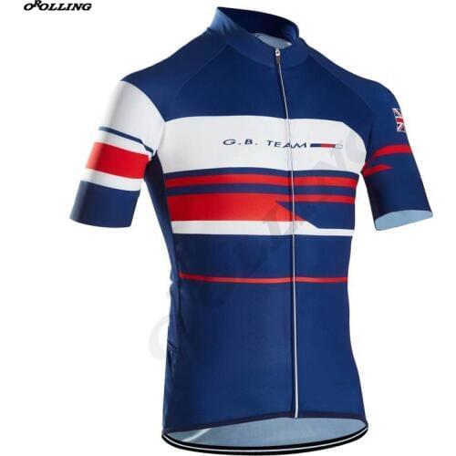 New UK Team Pro Cycling Jersey Customized Road Mountain Race Top Classical OROLLING