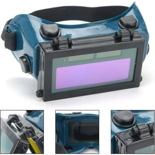 LCD Auto Darkening Welding Goggles Professional Solar Powered Welding Glasses Multifunctional Eyeshade Eyes Protective Tools