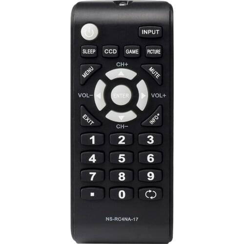 Remote Control Suitable for INSIGNI TV NS-RC4NA-17 TV 193615 NS-24D510MX17 NS24D310NA17 NS-24D310NA17 Controller