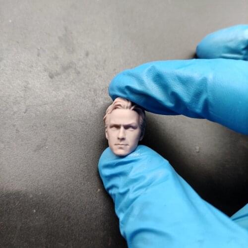 Blank 1/12 Scale Young Professor X Head Sculpt Unpainted Fit 6" ML Figure