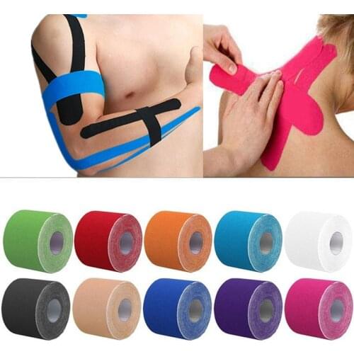 Kinesiology Tape Kinesio Tape Grip Tape Athletic Recovery Elastic Kneepad Muscle Pain Relief Knee Pads Support Bandage Fitness