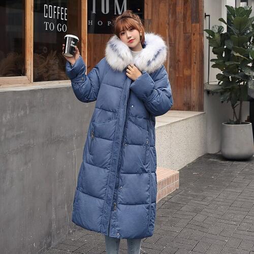Winter Jacket Women Warm Parka Korean Coat Women Hooded Long Womens Jackets Abrigos Mujer Invierno 2020 906 YY1532