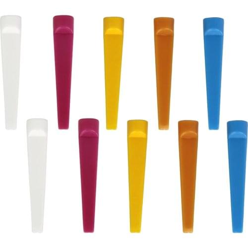 10 Pack Golf Wedge Tee 2 3/4 inch - Assorted Color for Golfer Practicing