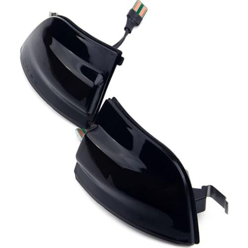 2pcs Flowing Dynamic Turn Signals Side Mirror Indicator Lights Fit For Ford Focus MK2 Pre-Facelift 2004 2005 2006 2007 2008